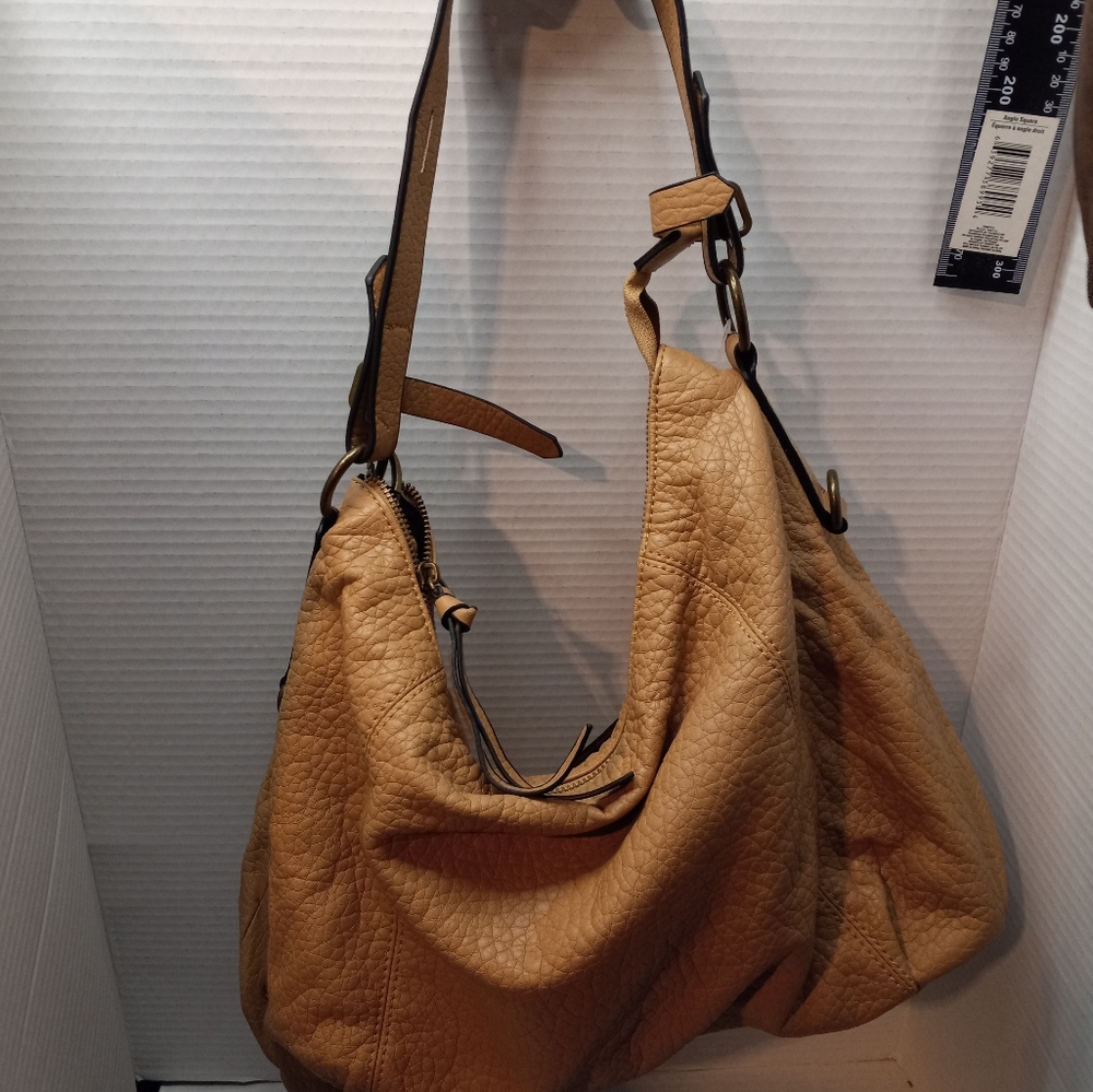 BUNDLE Sears Hobo Lagenlook Shoulder Bag & Chic Minimalist Sophisticated Satchel